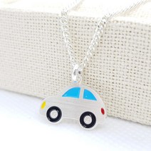 [쿨젬]925정품 붕붕자동차 실버 미아방지 목걸이