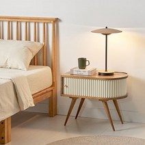 이케아 좌우서랍형 고무나무 침실 거실 협탁 다리달린 원룸 신혼 국내제작 다용도수납장 600, D115 좌측형, 월넛