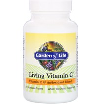 Garden of Life Living 비타민C 베지 캡슐 60정