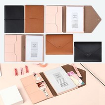 슈프림 노트패드 B6 메모패드 바인더 가죽 커버 리갈 #36529870ea, 03 2단형 핑크