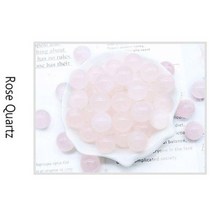 천연색 보석 젬스톤 비즈 원석 석 치유 라운드 볼 화이트 크리스탈 석영 구 자수정 핑크, 로즈 쿼츠