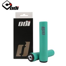 ODI-MTB 핸들바 그립 소프트 미끄럼 방지 로드 산악자전거 초경량 충격 흡수 사이클링 부품 2 개, 05 Bianchi Green 1 Pair