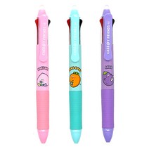 3000 당근친구들 지워지는 3색 볼펜 3종 골고루 1세트