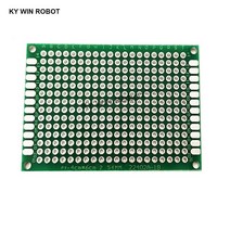 산업용 PCB 프로토 타입 보드 회로 Protoboard 범용 스트립 타이핑 Veroboard 5X7 cm 50x70mm 양면, 한개옵션0
