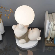 귀여운 곰돌이 탁삭용 침실 협탁용 무드등 조명 수유등 국민 아이들 공부 방 꾸미기 침대 거실 인테리어, B
