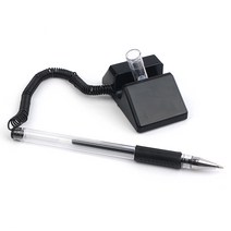 1P 테이블 부착식 검정 볼펜 부착형볼펜 접착식볼펜