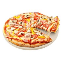 식당 피자 업소 도구 스톤 빵 베이킹 라운드 플레이트 열 충격 방지 내구성 한 오븐 용 석재 굽기 신규, MULTI