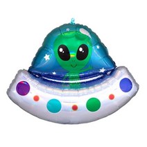 기타 바보사랑[파티쇼]슈퍼쉐잎은박풍선(에어리언애스트로넛) 생일파티 벌룬