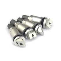 TPMS 클램프 인 밸브 4 대의 자동차 타이어 압력 모니터링 센서 밸브 수리 키트 OE 교체 세트