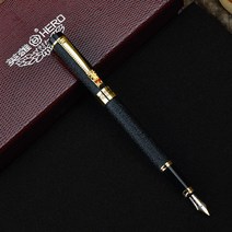 까렌만년필블랙ST HERO 영웅 6006 학생용 직 뾰족함 캘리그래피 붓 굽은 머리 미술 공필 글씨를 2323449376, 블랙 미술 공필 1.0mm
