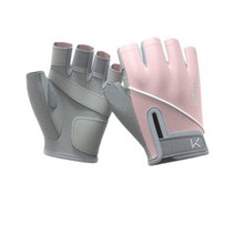 누에 고치 빛과 미끄럼 방지 위해 남성과 여성을위한 피트니스 장갑 유지, L, 클래식 미끄럼 방지 스포츠 (체리 파우더)