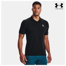 언더아머골프반팔티 TQJ 1367863-001 남성 커리 아이콘