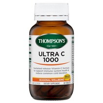 호주 톰슨 Thompsons Vitamin C 울트라 비타민C 1000mg 60정, 1팩