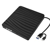 휴대용 USB 3.0 슬림 외장 DVD RW CD 라이터 드라이브 버너 없음 디스크 리더, 한국