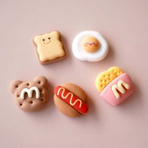 [올리브덴] 데코덴파츠 진저맨 쿠키시리즈 탑로더꾸미기 재료 탑꾸파츠, 곰돌이모양m쿠키