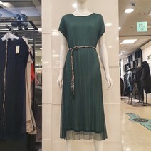 블루페페 부평점 쉬폰 슬리브스 원피스 심플하게 고급스러워요