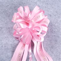 웨딩카장식 리본 결혼 DIY 풀 보우 리본 파티 홈 포장 5 개, 05 Pink