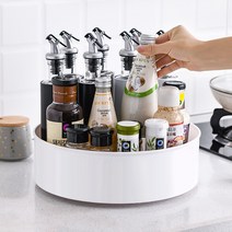 모던주방용품 회전트레이 싱크대정리 양념통정리대, 대형, 1개