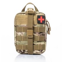 Molle-전술 응급 처치 키트 의료 가방 비상 야외 육군 사냥 자동차 캠핑 생존 도구 군사 EDC 파우치, 03 CP- A