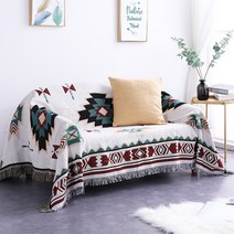 가성비 좋은 캠핑 블랭킷 담요 러그 카페트 소파 보급형 세트, 나바호 - 130x180cm