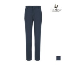 인디안 TREMOLO 네이비 크링클 솔리드 노턱 팬츠_TRNDAWY1131