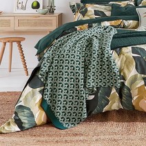 Ted Baker Wave 기하학 자카드 니트 디자인 면 담요 152.4x203.2cm6 134153