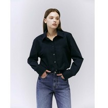 지오다노 여성 면100% 오픈카라 루즈핏 셔츠/05-34-3512-05