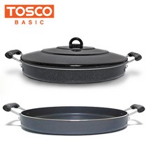 전판 명절맞이 무료배송이벤트 코팅 닭갈비판 대형팬 구이팬 업소용 부침개 전 닭갈비 팬 판, 전판55cm (뚜껑포함set)