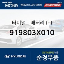 터미널-배터리 (+) (919803X010) 현대모비스 부품몰 그랜저HG 벨로스터 엑센트 I40 EQ900 G80