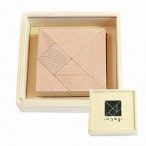 (쏘잇)우드 탱그램 퍼즐- 사각, 상세페이지 참조