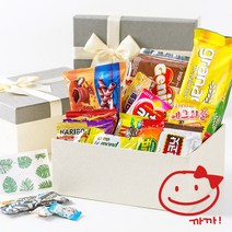 수입과자 과자선물세트 정성포장 선물박스 당충전 어린이날, 스페셜 리본 간식세트 C
