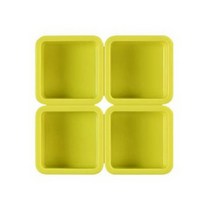 정사각 민무늬 몰드 110g, 4구