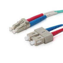 랜스타 OM3 광 점퍼코드 10G LC-SC DUPLEX LSZH 난연 케이블 5M LS-OM3-LCSC-5M
