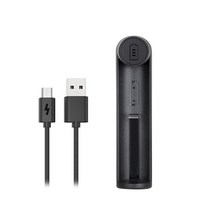 18650 배터리 충전기 스마트 충전 1 2 슬롯 USB 18650 26650 18350 32650 21700 26700 26500 리튬 이온 충전식 배터리 충전기, as the show