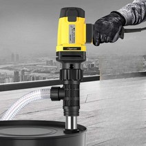 충전식 자바라 펌프 디젤 오일 드릴 말통 펌핑 이송 전기, 1500W 오일 드럼 펌프+알루미늄 합금파이프