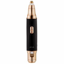 Spa Sciences AIVA - 2-in-1 특허 출원 중인 페이셜 헤어 리무버 및 눈썹 트리머 - 없는 제모 도구 - 모든 피부 타입 - USB 충전식 - 내장 LED 조명, Black