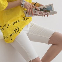 [나크21] (S~L) 워싱 5부 스판 데님 반바지 NK12-P-8