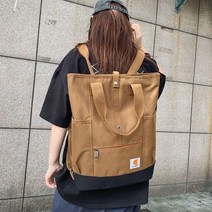 마즈비다스 스트리트 패션 가방 미니멀 백팩 브라운