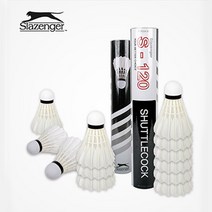 슬레진저 [오후 5시 이전 주문 당일 발송]슬레진저 셔틀콕 S120 S60 S30 오리깃털100% 배드민턴 공, 03 슬레진저 셔틀콕 S120(12입)