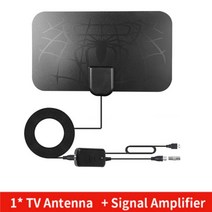 tv안테나선 25db 4k 8k tv 안테나 3000miles 실내 디지털 hdtv 안테나 tv 공중 증폭기 dvb-tt2 dvbt2 위성 접시 신호 수신기, 안테나 및 증폭기