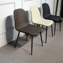 심플 인테리어 1인 가죽체어, 베이지