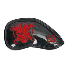 샌드 피칭 갭 어프로치 웨지 커버 S P A G 벙커탈출 로프트 각도 50~ 60도 커버, 레드 60도