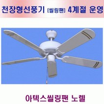 GNC259552아텍스 노렐씰링팬 화이트색 천장선풍기 nourel실링팬 DIY 냉난방 공기순환 간접조명 artex ceilingfan, 단일옵션