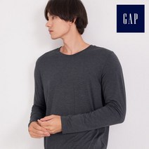 갭 갭 라운드넥 언더셔츠 다크그레이 GPMTS1O11T
