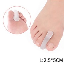 발가락링 엄지 발가락 교정기 외반 보호기 실리콘 젤 발 손가락 분리기 건막 류 조절기 패드 통증 완화, [15] Style U-1Pair L size