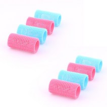 주트 헤어롤 구르프(지름39)길이70mm 8입 독일 구르프 혼합색상