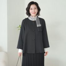 쉬즈마담 J31227 로렌 와이드 라운드마이 중년여성의류