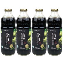헬씨허그 프리미엄 타히티 노니주스 1000ml 노니 원액 발효숙성 착즙 에어캡포장, 4병