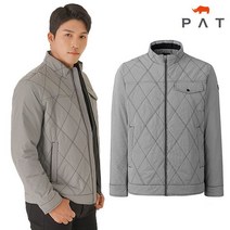 PAT 잔패턴 다이아퀄팅 점퍼