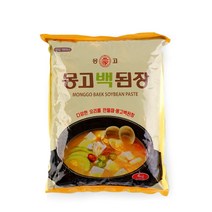 몽고 백된장 4kg *2개, 2개
